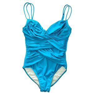 MagicSuit By‎ Muraclesuit One Piece Swimsuit 8 Blue Beach Vacation Resortwear